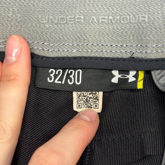 Under Armour UA Match Play Black Mens 33x30 Loose Fit Performance Golf Pants‎ - Picture 4 of 12